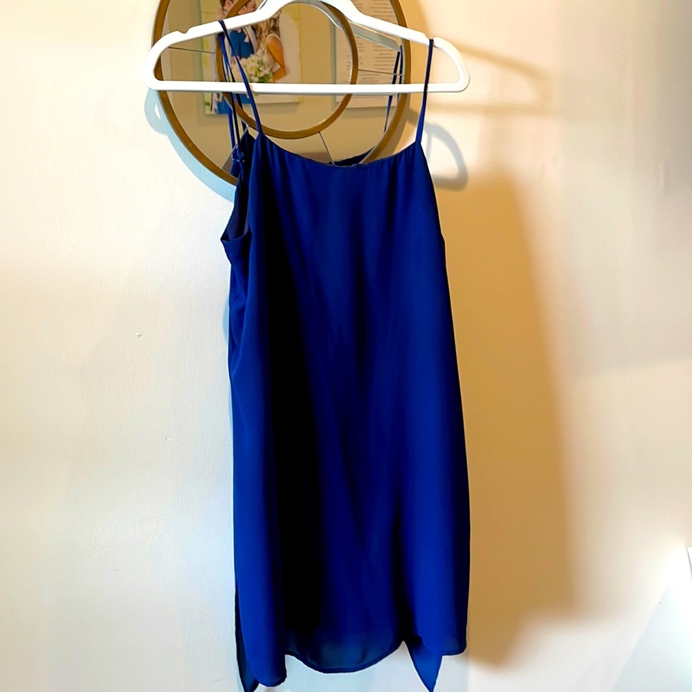 Royal blue dress